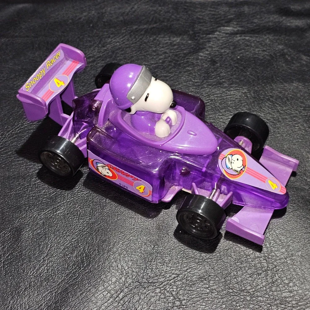 Peanuts Snoopy‎ Purple Indy Race Car #4